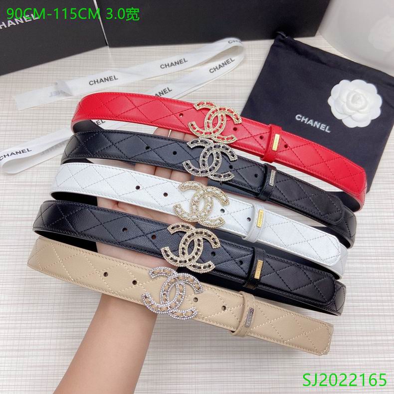 Chanel Belt 30mmX95-110cm 7D179